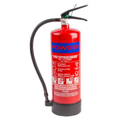 ABC Powder Fire Extinguisher 6 kg - Advanced Safety - Safety in Knowledge